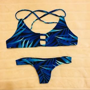 BLUE TROPICAL BIKINI
